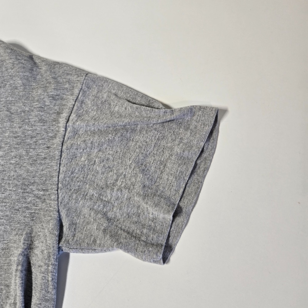 Disney Shirt Mens Medium Mickey Mouse Gray Double‎ Sided Short Sleeve Retro - Picture 5 of 9
